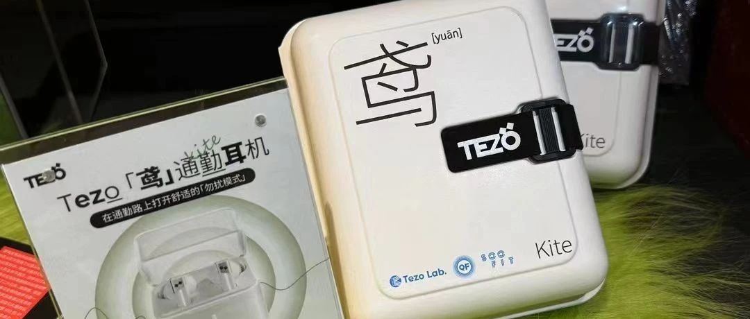 國貨之光Tezo「鳶」通勤耳機的紙漿模塑包裝